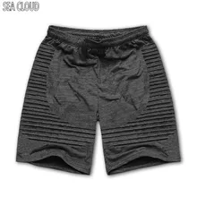 82 летний размер плюс мужской свободные пляжные шорты эластичный ремешок длиной до колена Короткие Темно-Серые повседневные брюки 2xl-8xl