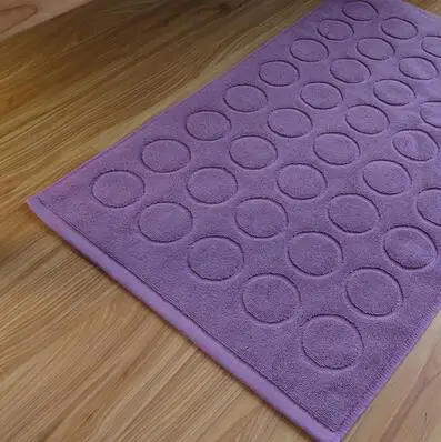 Хлопковый нескользящий коврик для ванной, гостиницы, коврик для ванной ковер, кухонный Коврик для двери, офисный стул, коврик для ног, коврик для обеденного стола - Цвет: purple circle