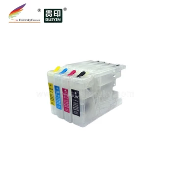 

(RCB-LC1240) refillable ink cartridge for Brother MFC J430W J625DW J825DW J5910DW J6510DW J6710DW J6710DW J6910DW LC1240 kcmy