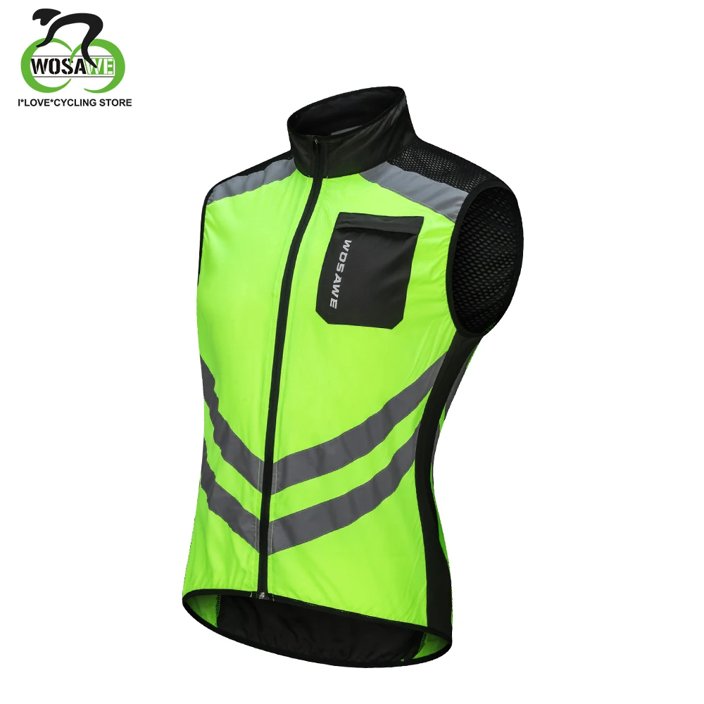 Buy WOSAWE Pro Men's Cycling Vest Reflective Windproof