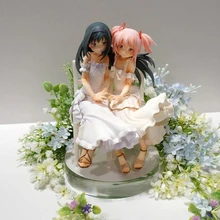 Неокрашенная GK Garage смола фигурка Puella Magi Madoka Magica Kaname Madoka и Akemi Homura модельный комплект