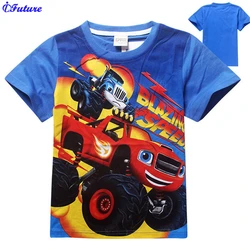 

Blaze Monster Machines Tees Clothing Children TShirts Baby Boys T-shirts Kids Children t shirt Infantis vetement Summer Clothing