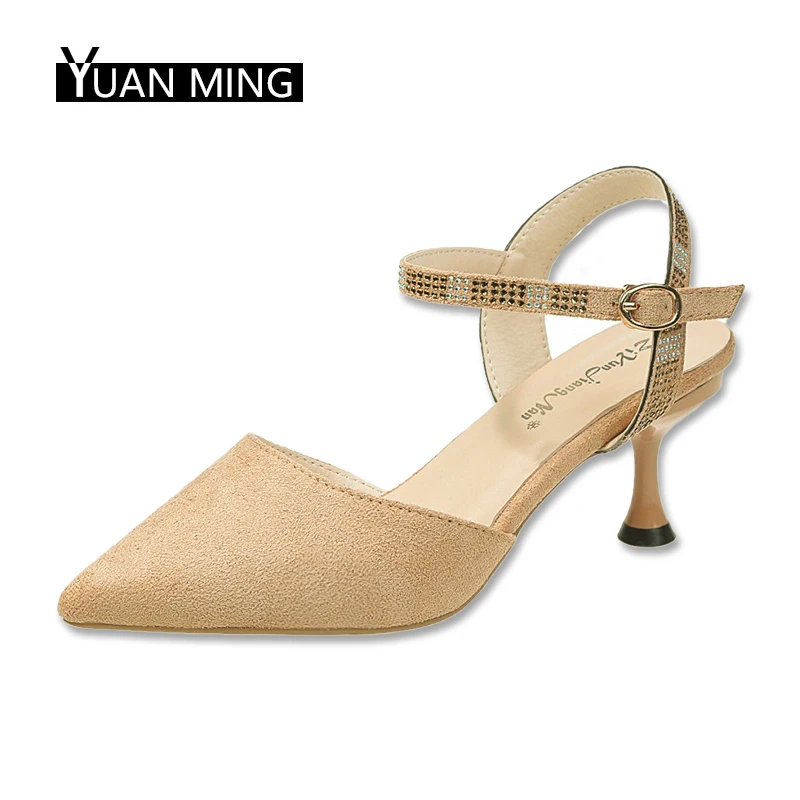 

YUANMING Women High Heels Women Sandals Women Casual Shoes Spring Autumn Summer Female Shoes Fashion for Women Shoes