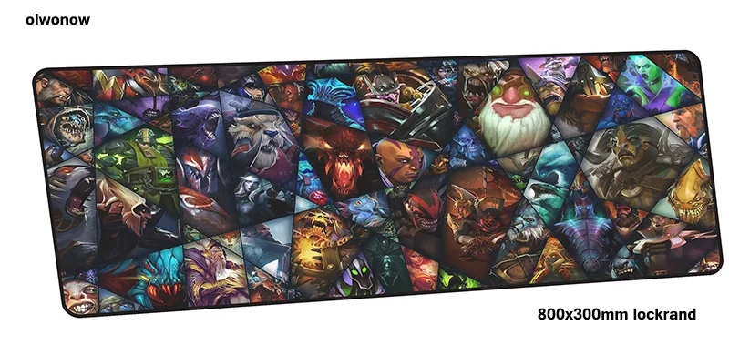 olwonow DoTA 2 Mouse Pad Ultimate Gaming Mousepad Natural Rubber Gamer Mouse Mat Pad Game Computer