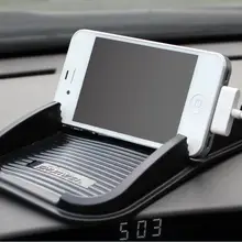 Универсальный 17x11 см мягкий силиконовый автомобильный держатель Противоскользящий коврик подставка-держатель на рабочий стол кронштейн для смартфон, GPS