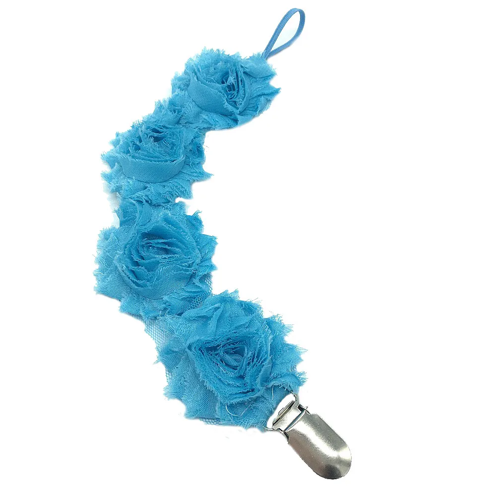 Цепочка для детской соски зажим держатель для кормления Прорезыватель зубов, пустышка поводок ремень детская соска зажимы Прорезыватель анти-капля веревка - Цвет: Blue