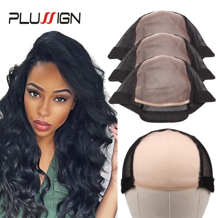 Plussign Best Monofilament Wig Net Cap Weaving Caps 5pcs Wholesale Wig