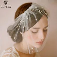 Gioielli CC Velo Con Pettine Da Sposa Spose Accessori Per Capelli Per Le Donne Damigelle D'onore Del Partito Handmade Nuziale Belle Regali Romantici V002