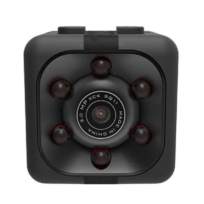 Мини камера Sq11 Pro Hd 1080P с ночным визуальным движением|Видеокамеры 360 °| |