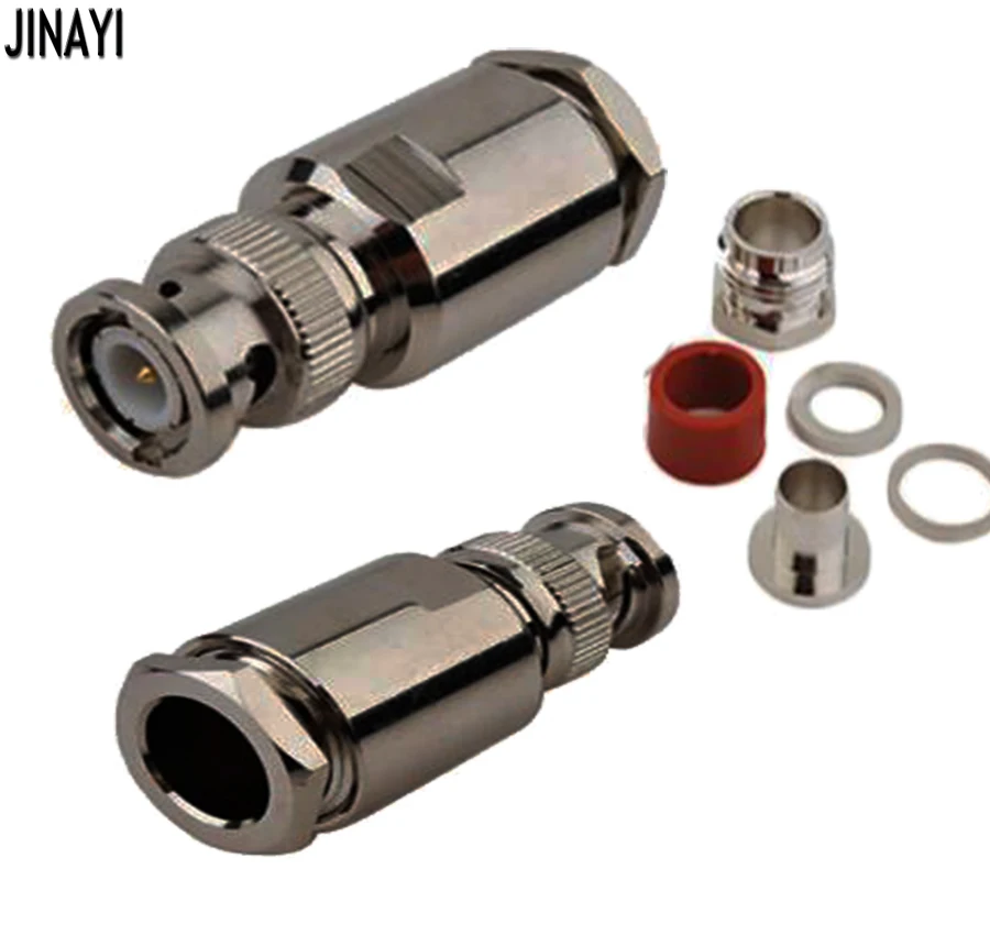 10pcs BNC Plug connector Clamp for LMR400 RG8 RG213 RG214 cable