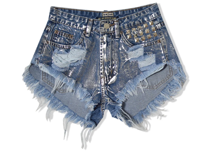 

Summer jean shorts for woman high waisted shorts women beach rivert ripped casual sexy denim shorts plus size 2019