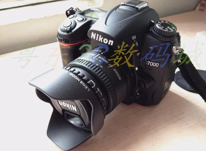 52mm 16:9 Rectangular Wide Lens Hood for Nikon D800,D3200,D3100,D5100,D7000,D300 