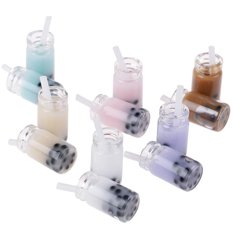 2pcs 1//12 Dollhouse Miniature Accessories Mini Red Wine Glass Bottle Jw