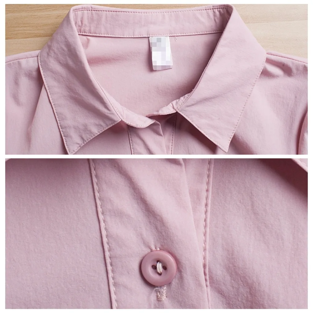 2019 весна лето платье женское модное с длинным рукавом нестандартная рубашка