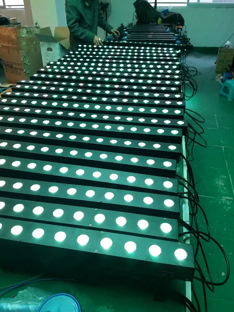 Высокой мощности led 6* Lot 18*10 Вт 4в1 светодиодный светильник сценических эффектов со сменой цвета RGBW настенная шайба лайнер бар свет