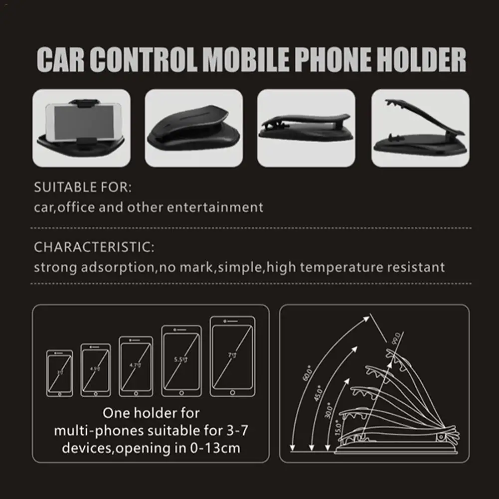 Автомобильный Универсальный держатель для телефона, приборная панель, подставка для телефона, противоскользящая подставка, держатель для мобильного телефона, gps, планшета