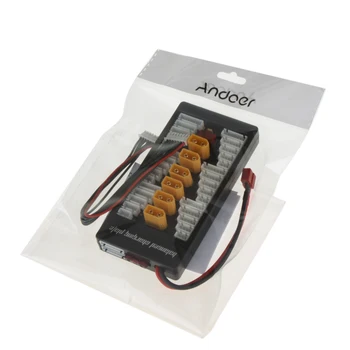 

New 2S-6S Lipo Battery Parallel Charging Board Charger Plate TX60 Plug for Imax B6 B6AC B8 6 in 1