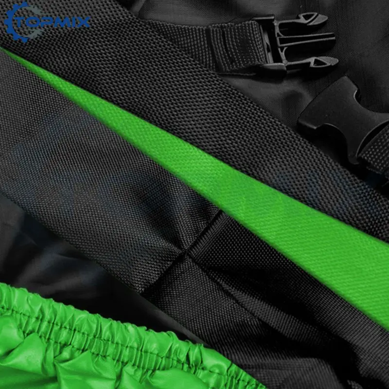 motorcycle cover-blackgreen 5
