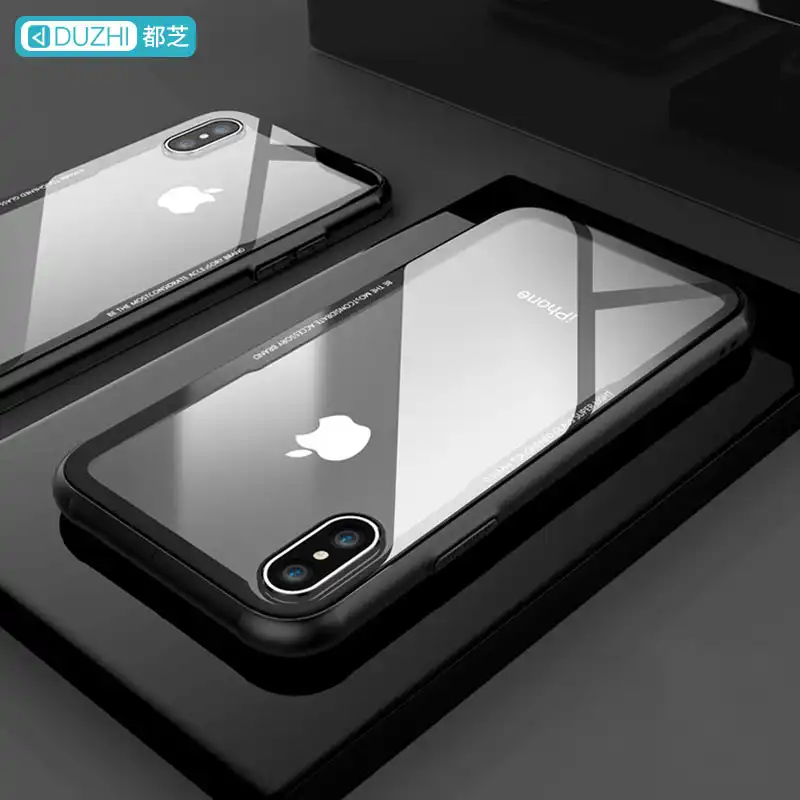 For Iphone X Case 100 Original Duzhi Brand Glossy Case For Iphonex Tempered Glass Back Cover Soft Tpu Frame For Iphone X Fitted Cases Aliexpress
