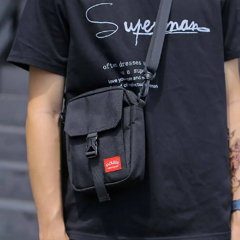 

Crossbody shoulder bag Mini mobile phone bag For disco small hanging waist tide brand hip hop hip-hop