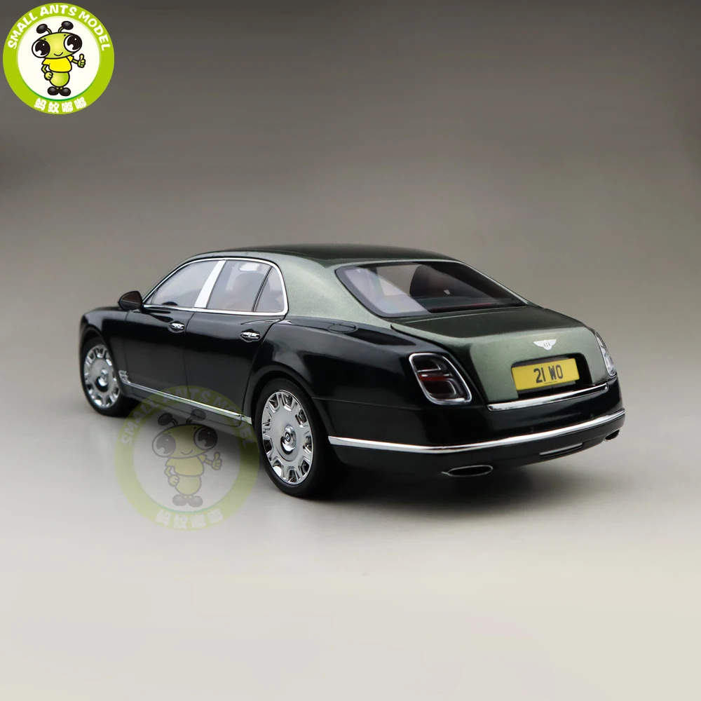 1/18 почти настоящая Mulsanne 2017 литая под давлением металлическая модель автомобиля