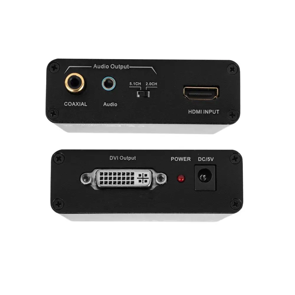 Betinget Tectonic Prime HDMI to DVI Converter with Audio Sound Splitter to 3.5mm AUX / 2 RCA Stereo  & Coaxial output Connector 1080P 720P, 5.1 & 2CH| | - AliExpress