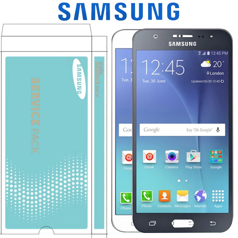 

ORIGIANL 5.5'' Super AMOLED for SAMSUNG Galaxy J7 2015 J700 J700F J700H J700M LCD Display Touch Screen Digitizer Assembly