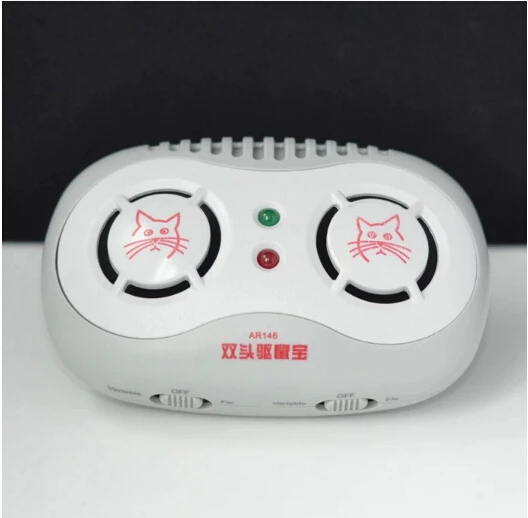 

Two Channels Ultrasonic Rat Control Device,Mouse Chaser,Mouse Repeller Smart Sensor AR146