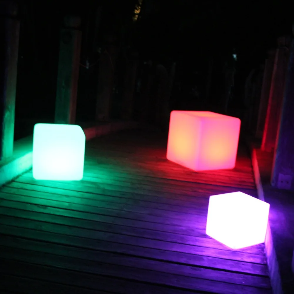 led cube 40cm / magic led cube / Wedding Decoration Cube Stool free shipping 2pcs/Lot