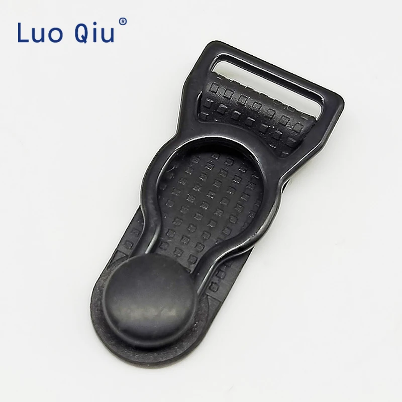 

Luo Qiu suspender clips Black Metal+black PP 12 pcs/lot 1.2cm Garter clip Garment clips Clothing accessories Sewing Supplies