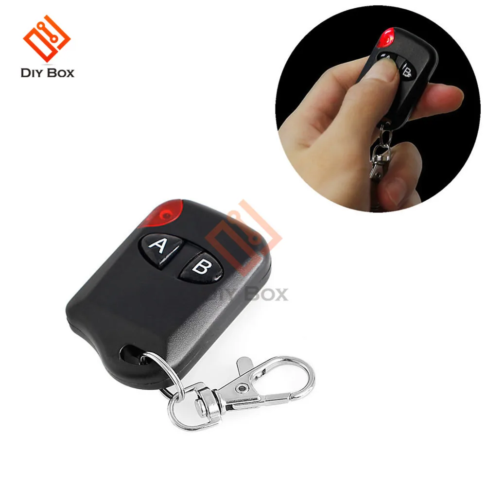 

2 Button RF Wireless Remote Control Transmitter Garage Door DC12V 433MHz
