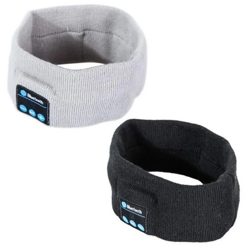 Insert TF Slot Wireless Bluetooth V4 2 Headset Stereo Headphone Hand free Music Magic Sport Smart Headbands Cap Mp3 Speaker Mic