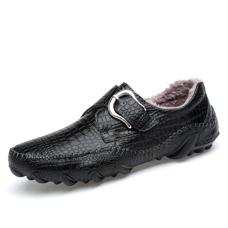 CcharmiX Mens Casual Shoes Large Size Winter Warm Plush