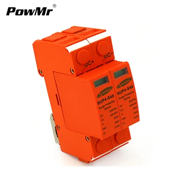 

High Quality SSPD Surge Protector DC 500V 20KA/2P Under Voltage Over Voltage Protector for PV System II Classified Test 2P Pole