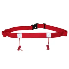 Полиэфирный спортивный Триатлон светоотражающий пояс с номером держатель для бега для гонок поясная сумка для мотора нагрудник для езды на открытом воздухе унисекс для велоспорта