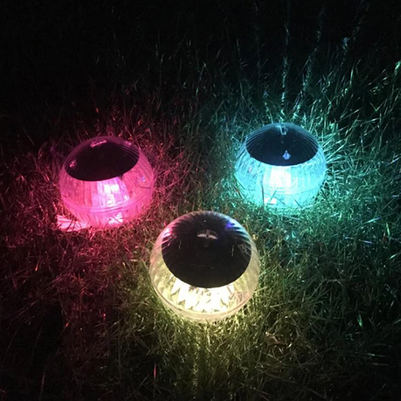 Led Solar Lamp Solar Powered Water Floating Ball Lamp LED Outdoor Underwater Light for Yard Pond Garden Pool Decoration Light (5)