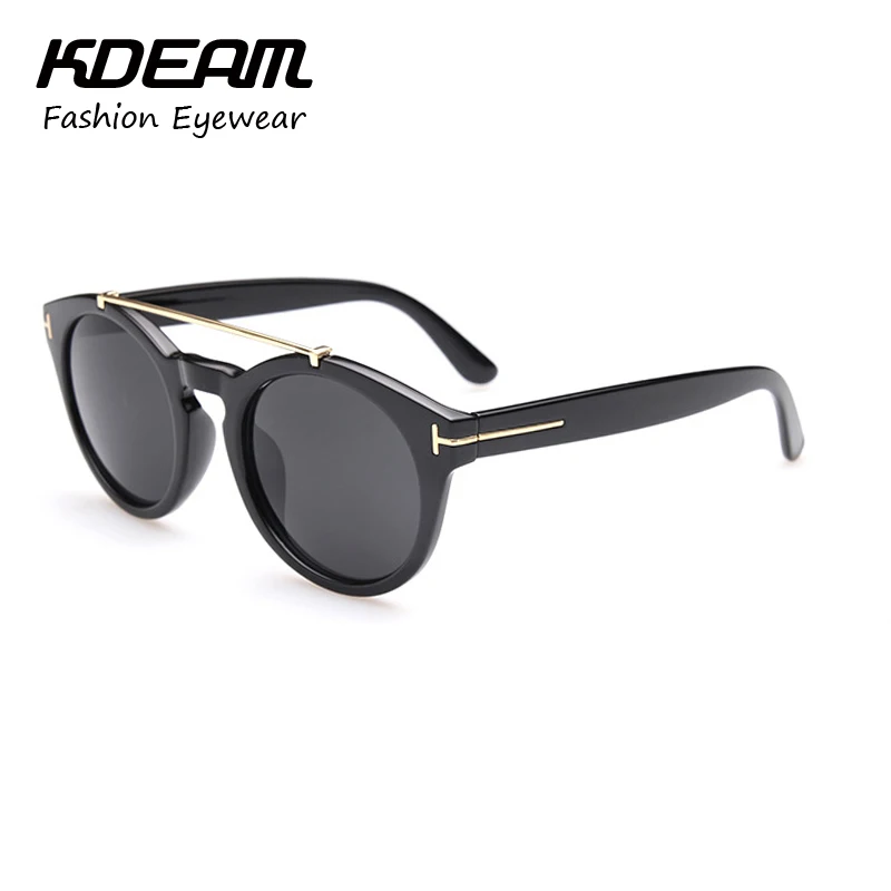 

2018 NEW Fashion TOM Designer HOT sunglasses for men and women Glasses big size Round eyeglasses With Accessories Kdeam