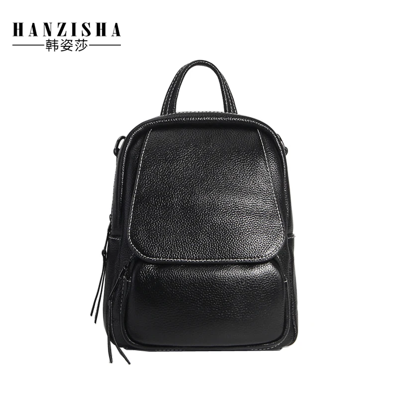 

Natural Cow Leather Women Backpack Bag 2018 Fashion Design Famous Brand Women Daily Backpacks Casual Ladies Bag mochila feminina