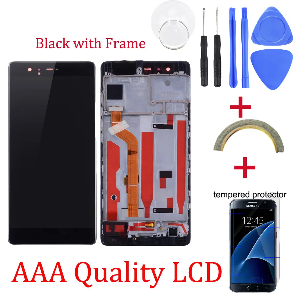 

Original 5.2'' LCD Touch Screen Replace For Huawei P9 Display Digitizer With Frame Replace Touch Screen VNS L31 L21 EVA-L09 L19