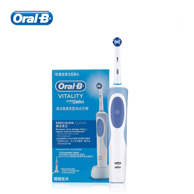 

Oral B 2D Electric Toothbrush Waterproof Inductive Charge Inductive Rechargeable Preciison Clean Teeth