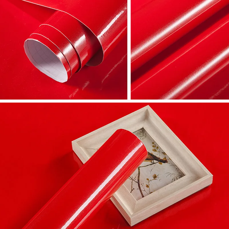 الأزياء ملصقات جدار PVC 0.6 m x 1 m قسط ورق حائط ذاتي اللصق للأثاث تحديث الحمام المطبخ مجلس الوزراء LXY9 MY1618