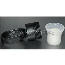 50 шт тату-стаканчики с губками и 10 шт черное кольцо профессиональный держатель чернил для татуировки пигментный контейнер пластиковые кольцевые чашки татуировки