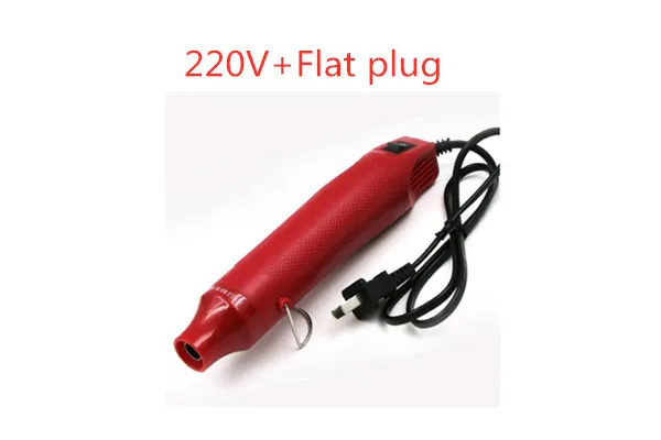 Мини Heteluchtpistool Draagbare Warmte Gun voor DIY тиснение Krimpfolie Drogen Verf 300 Вт многофункциональное электрооборудование Warmte t - Цвет: 220V