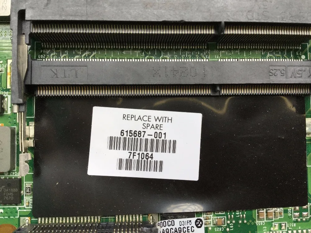 Для hp DV7 DV7-4000 615687-001 Материнская плата ноутбука DDR3 прошедший тестирование