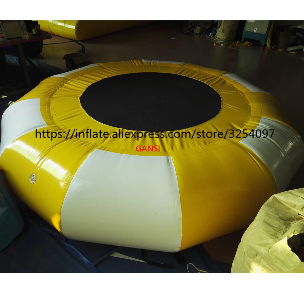 Jumping Water Game Kids Inflatable Floating Trampoline 3M Inflatable Water Trampoline For Aqua Park giant inflatable amusement park rides used water trampoline air bouncer inflatable floating jumping trampoline