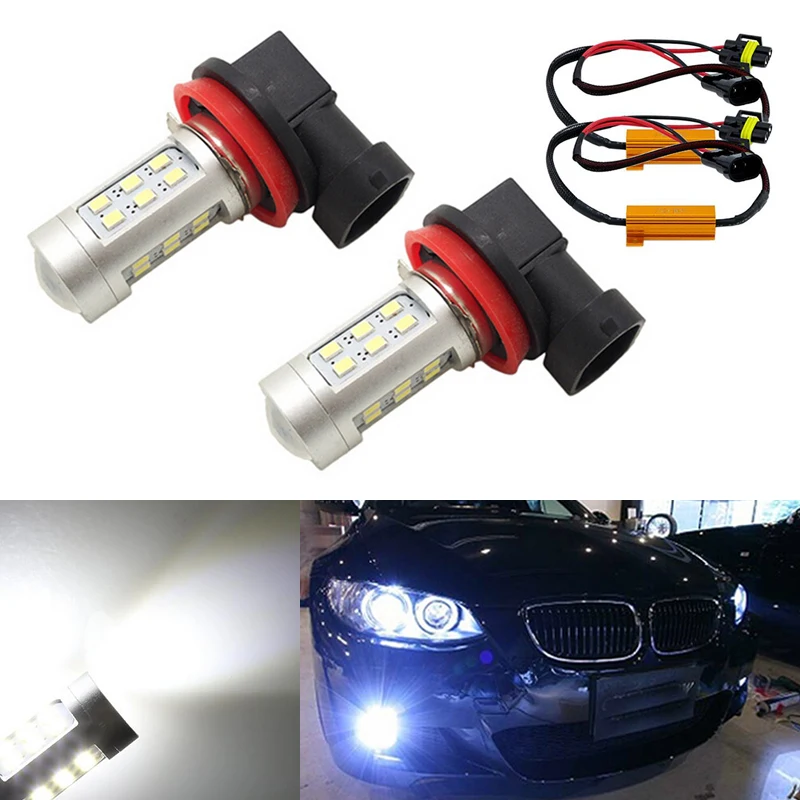 2x H8 H11 Car Fog font b Lamp b font Driving Light Bulbs No Error For