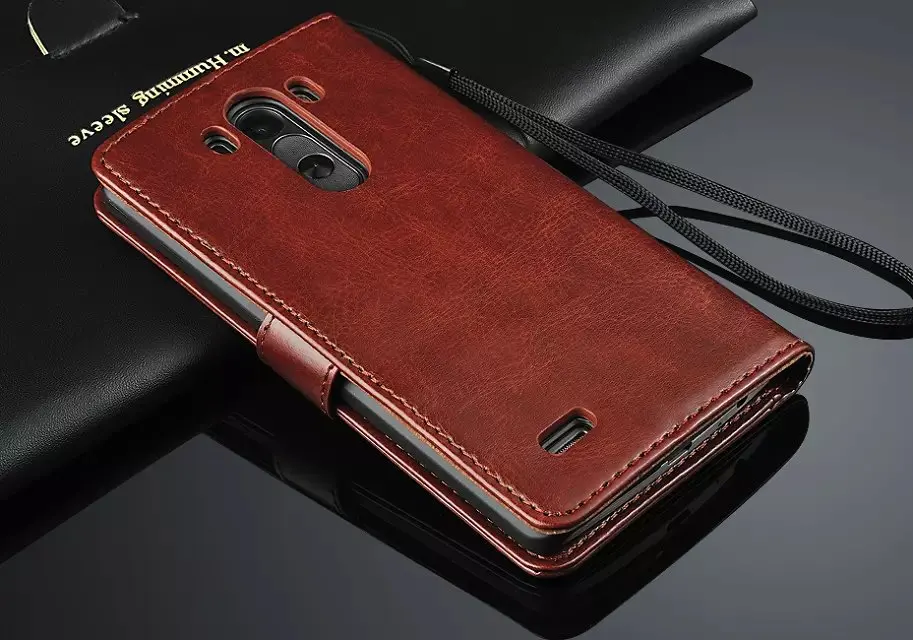 Lg3 Wallet Card Slot Stent Cases For Lg G3 Case D850 3 D855 Horse Leather  Pattern Flip Protect Cover Black For Lg G2 Pro Lg2pro - Mobile Phone Cases  & Covers - AliExpress