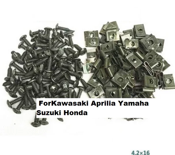 Для Honda Suzuki GSXR 600 750 Kawasaki ZX6R ZX10R Yamaha R1 R3 R6 FZ1 FZ6 MT07 MT09 обтекатель болты гайки