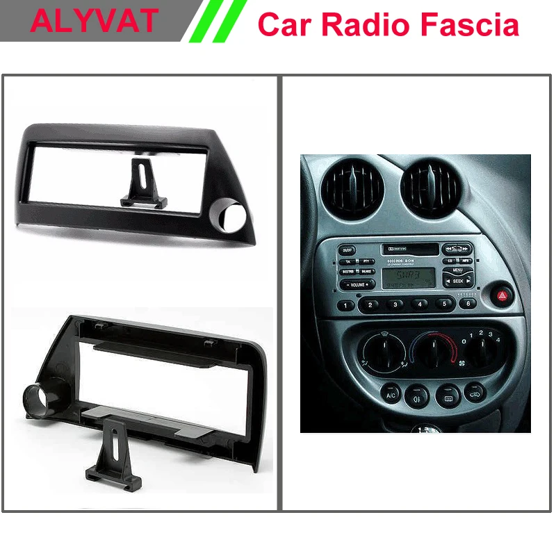 

Free Shipping Car Auto CD DVD Radio installation dash mount kit stereo install for FORD Ka 1996-2008 (Left Wheel) 1-DIN