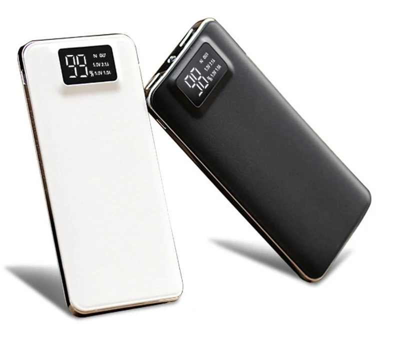 Горячее предложение, ЖК-дисплей, 30000 мА/ч, портативное зарядное устройство, тонкий повербанк, внешний аккумулятор, зарядное устройство для Xiaomi Mi iPhone